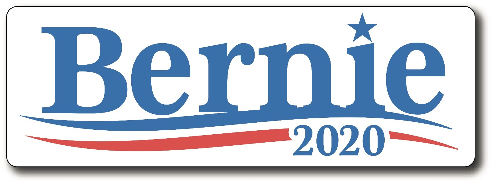 BERNIE SANDERS FOR PRESIDENT 2020 CAMPAIGN BUMPER STICKER DEMOCRAT