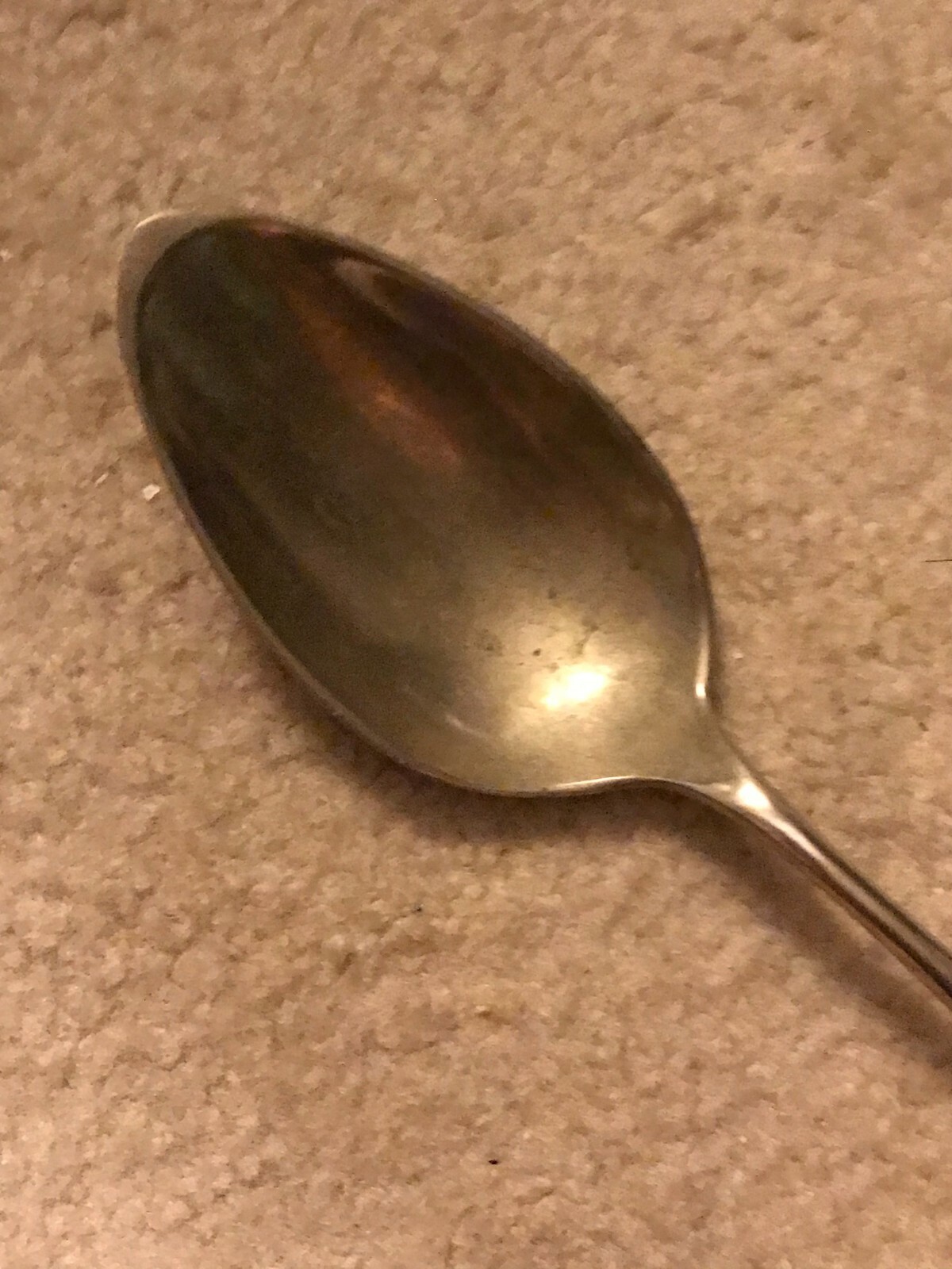 VTG / Antique Silver Plated Germany Alpacca Ladle or very long Spoon 12″L