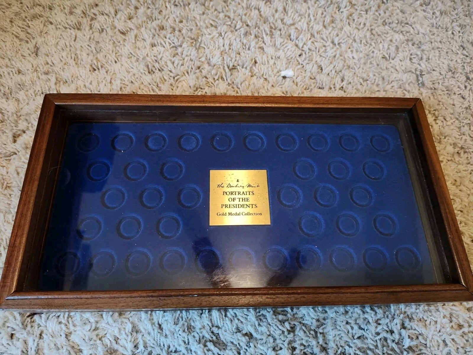 Danbury Mint Portraits of The President’s 1980s Presentation Box