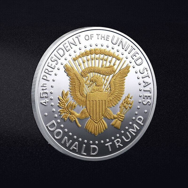 2024 Donald Trump Silver President Seal Liberty Challenge Coin (1 PCS) MAGA