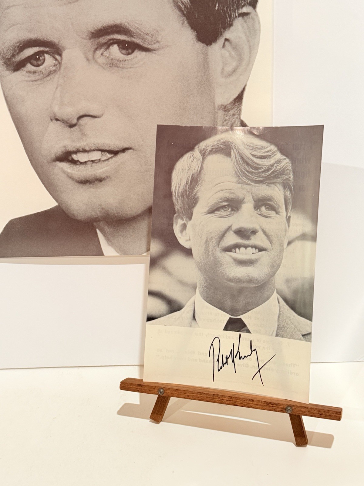 1968 Robert “Bobby” Kennedy Presidential Campaign Poster + Flyer 12.25” x 18.75”
