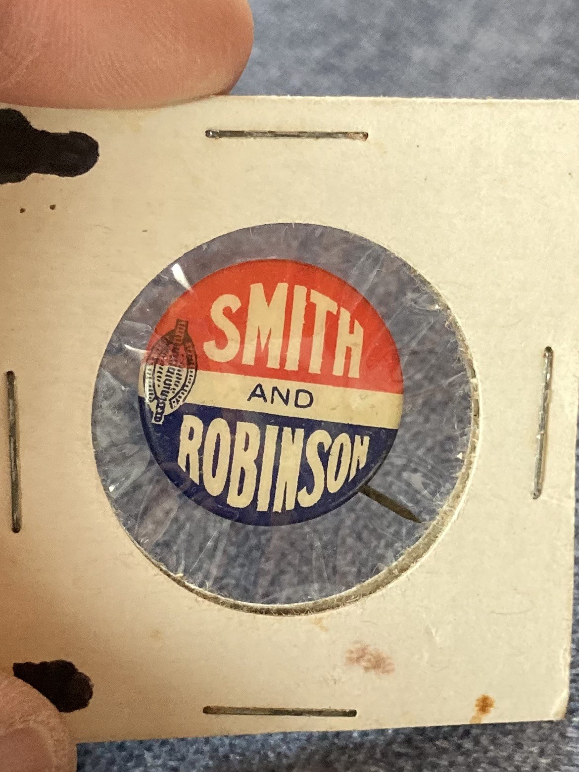 1928 Alfred E Smith Joseph Robinson President campaign Pin pinback Button joe
