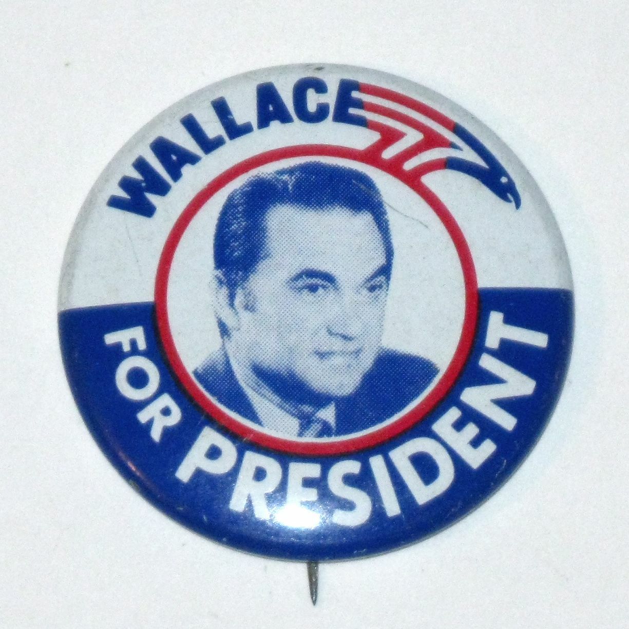 Vintage 1972 George WALLACE for PRESIDENT Button Pin! US Presidential Campaign!