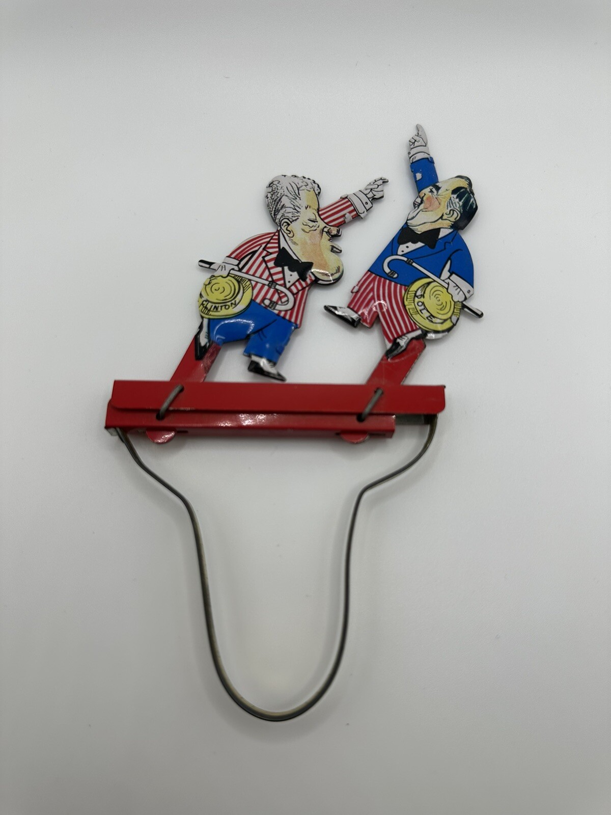 Vintage The Great Debate Clinton Vs. Dole Schylling’s 1996 Tin Toy Squeeze
