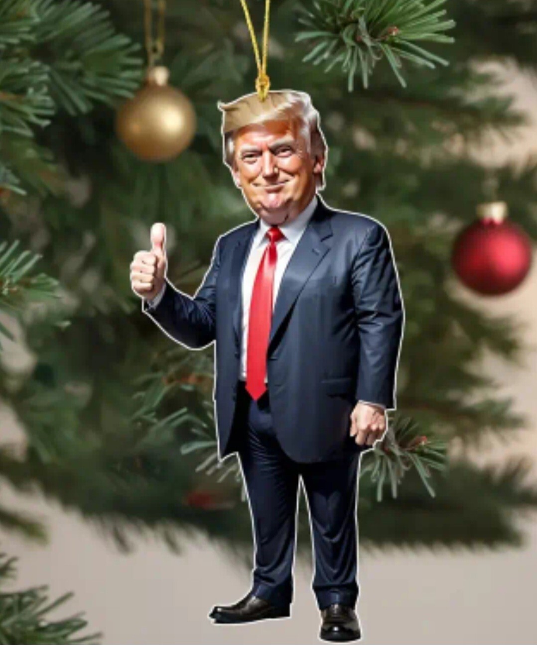 President Trump Acrylic Ornament