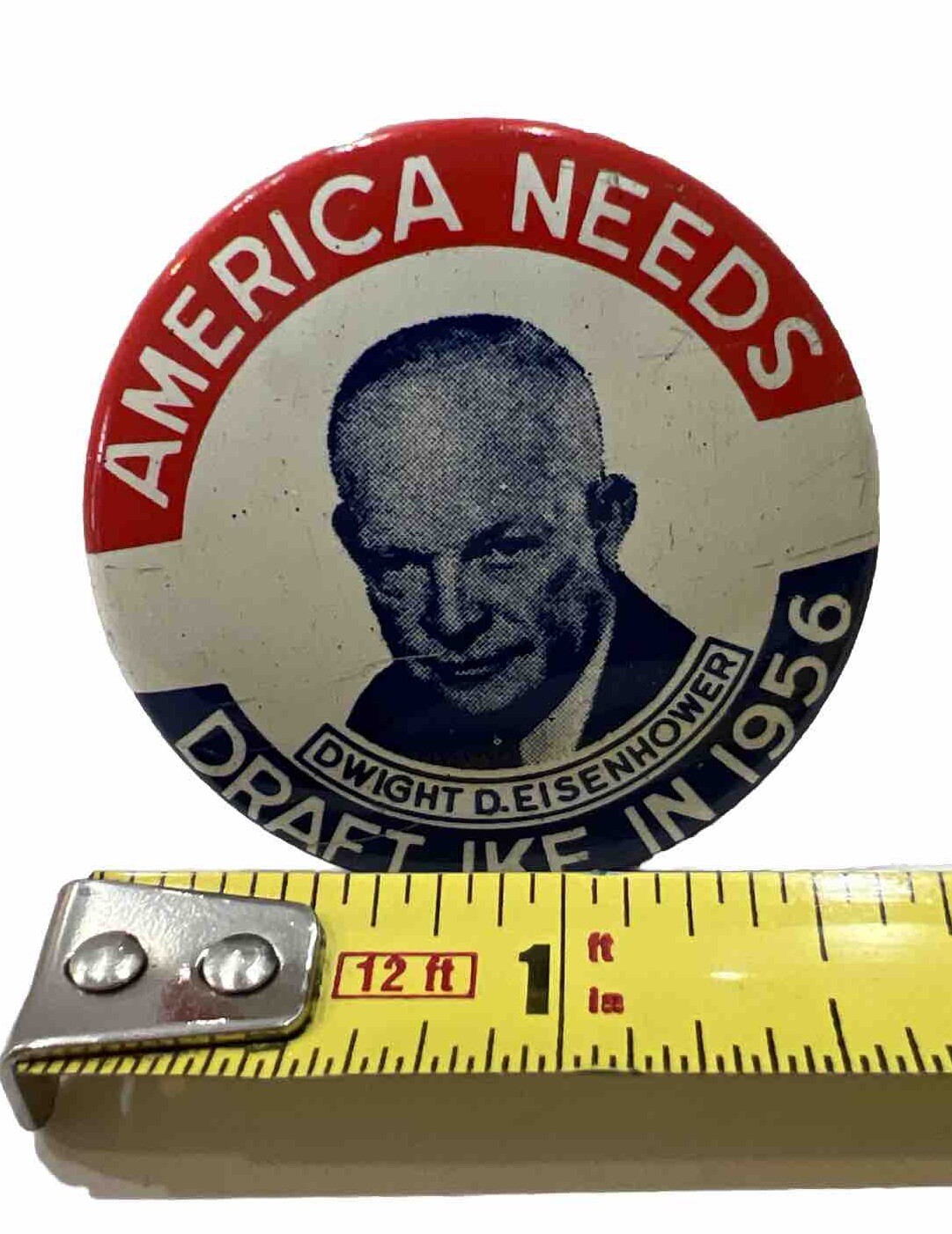 4 Presidential Political campaign pins Reissue Kleenex Ike Rosevelt Sewall