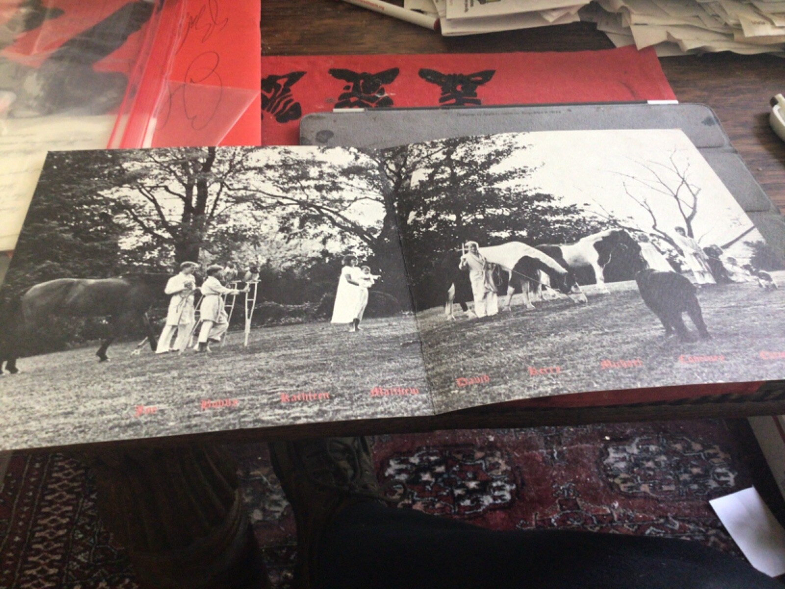 Robert and Ethel Kennedy 1960s Pictorial Christmas Card