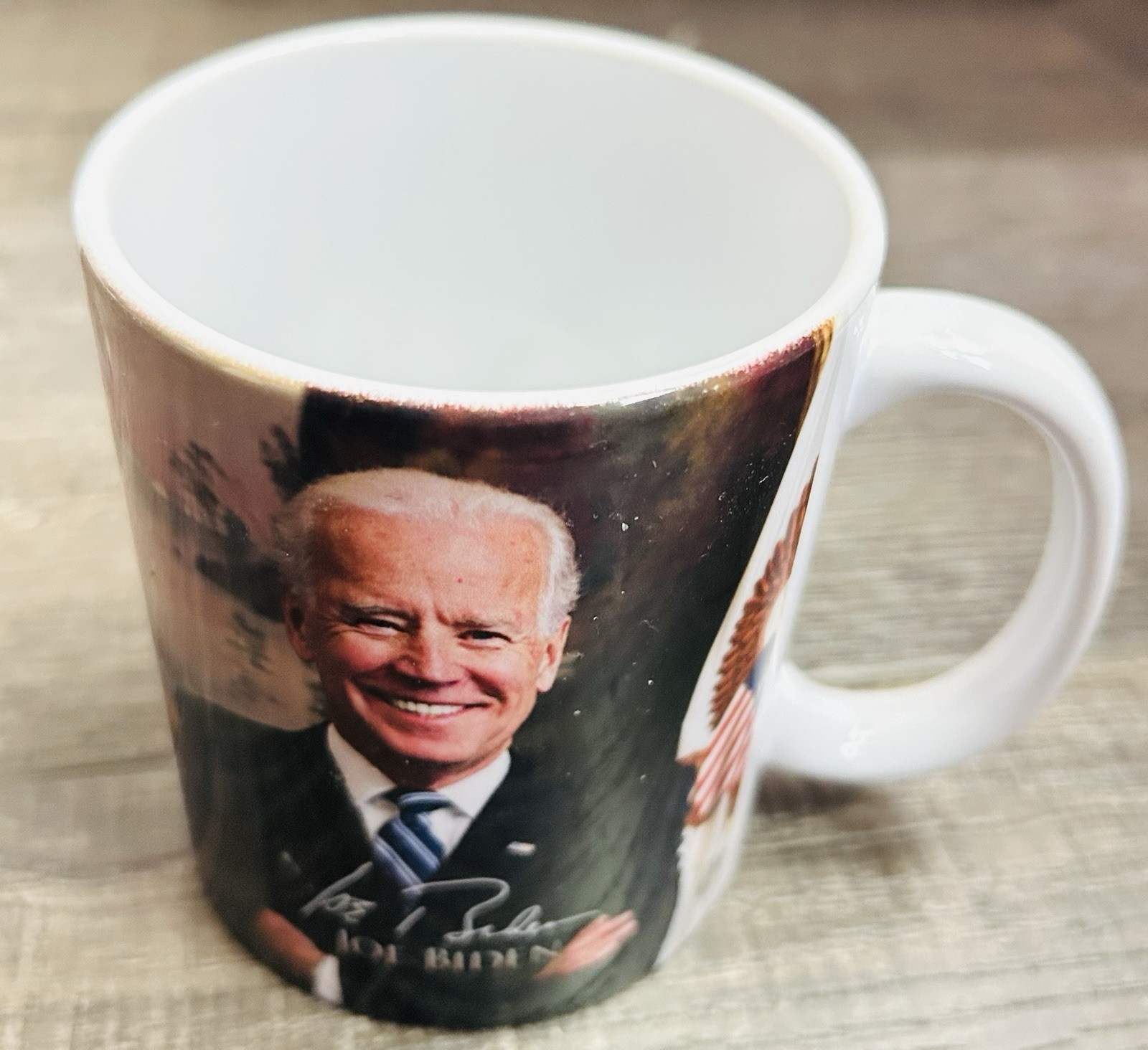 USA 46th President Of US Joe Biden Coffee Cup Tea Mug Double images Portrait