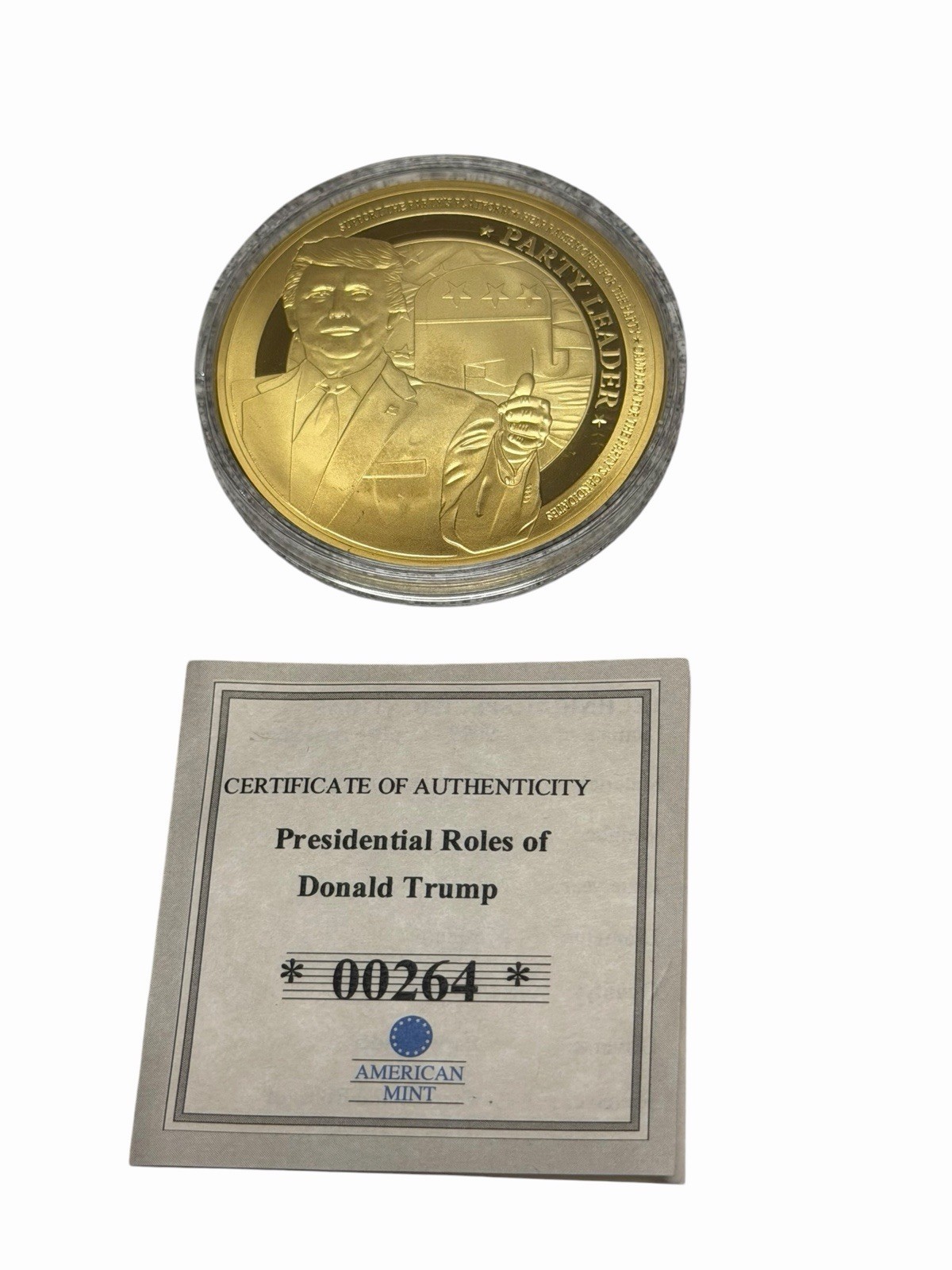 American Mint, Presidential Roles Donald Trump Commemorative Coin collection