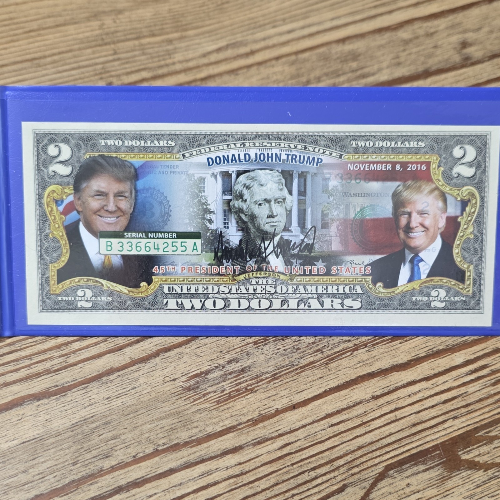 Donald Trump 2016 Commemorative $2 Bank Note 45th President Make America Great …