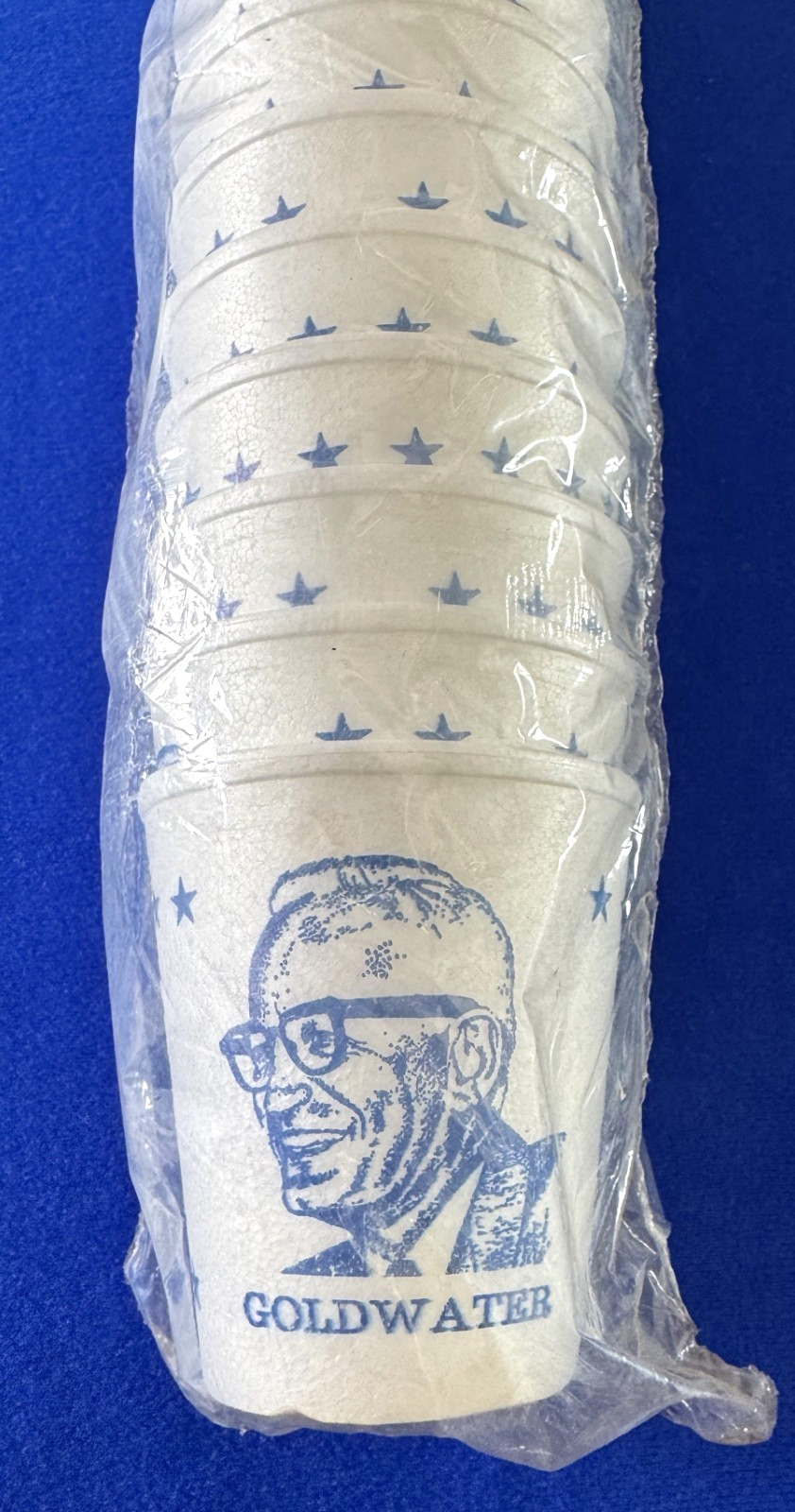 Vintage 1964 Senator Barry Goldwater Campaign for President Styrofoam 25 Cups