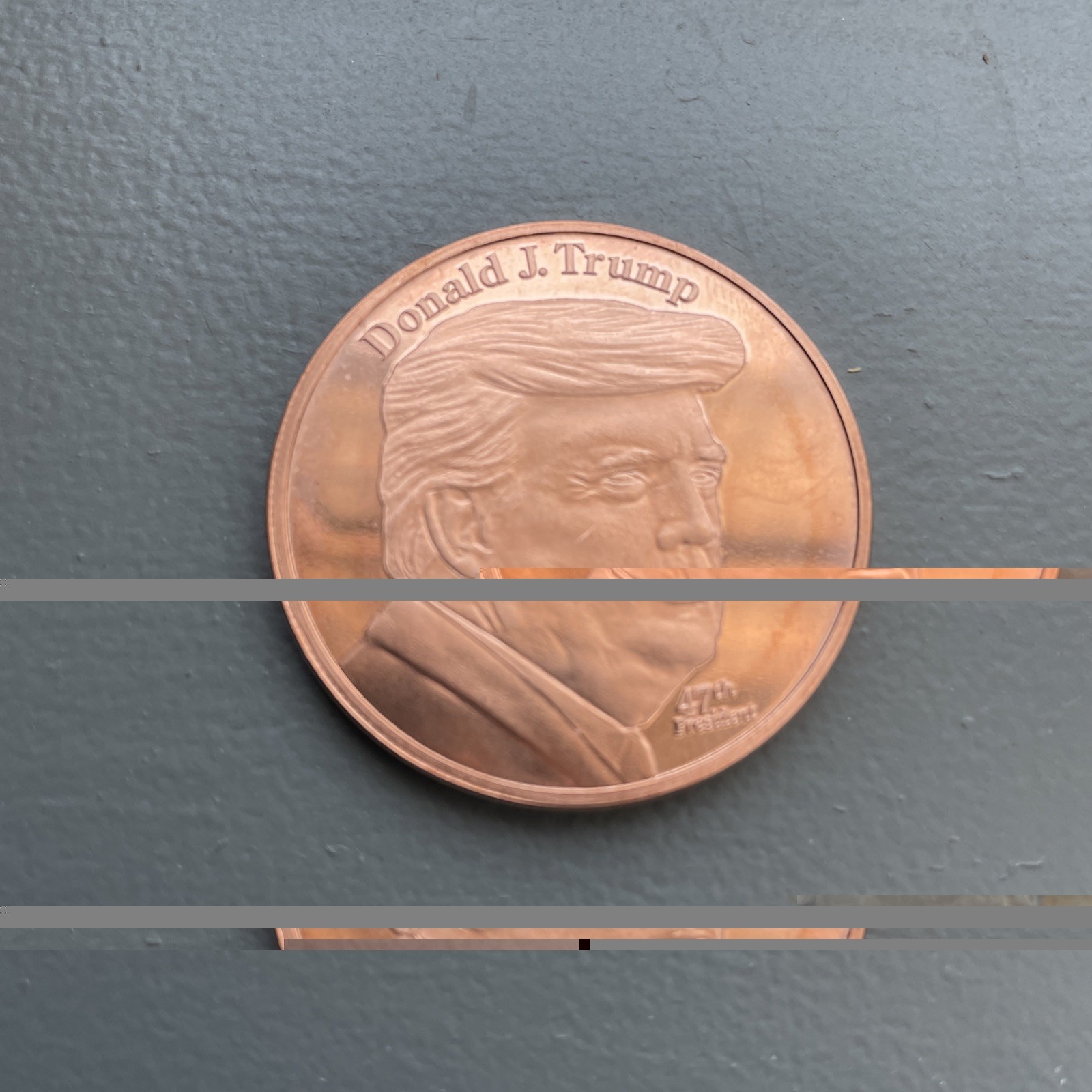 Donald Trump 47th President coin .999 copper 1oz DJT Father’s day gift MADE USA