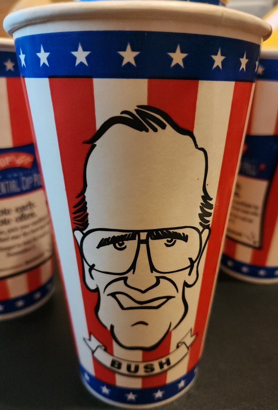 Vintage 1992 GEORGE H.W. BUSH 32 OZ Stop N Go Presidential Campaign Cup
