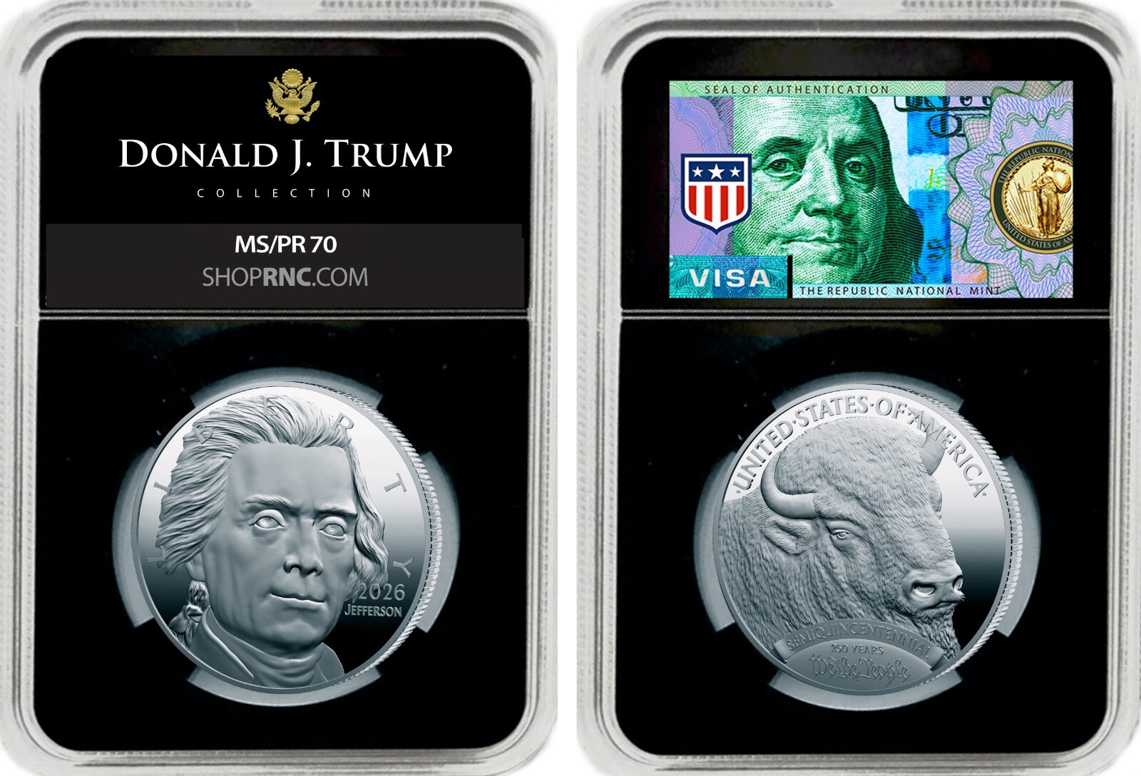 2026 Men of MAGA Patriot Silver Double Eagle Commemorative Set (8 Coins)