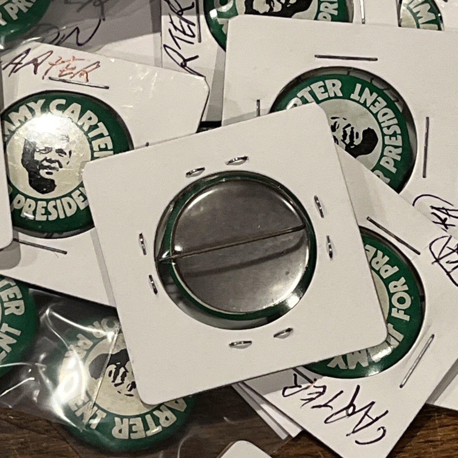 Jimmy Carter ‘76 & For President- Campaign Buttons Vintage Pins Lot of 75