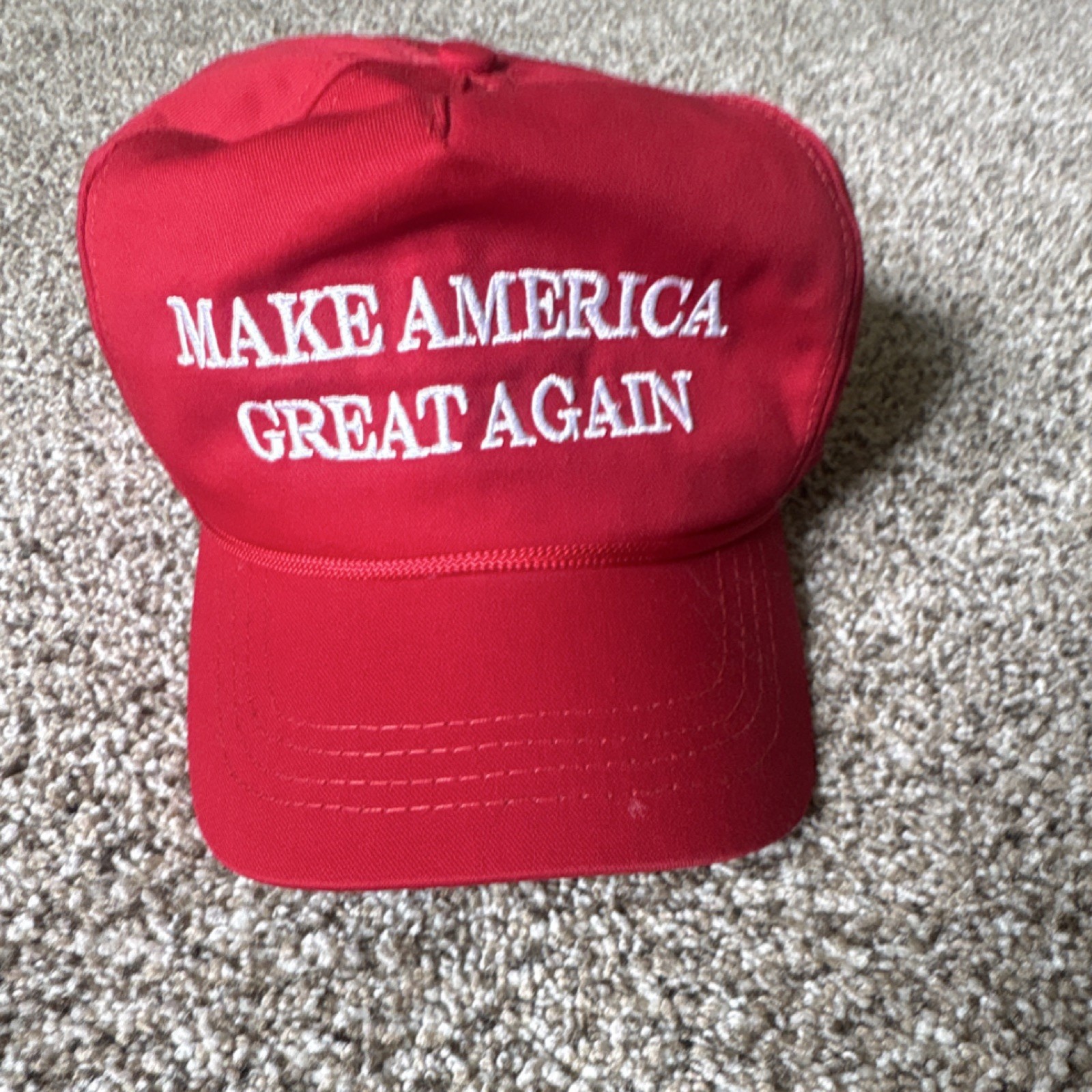 Make America Great Again Red Cotton Adjustable Snapback Hat Donald Trump 2016