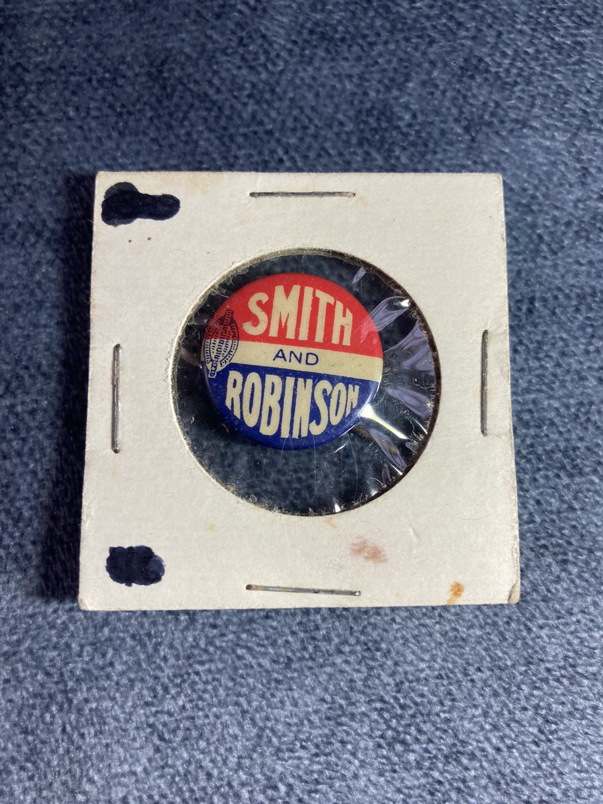 1928 Alfred E Smith Joseph Robinson President campaign Pin pinback Button joe