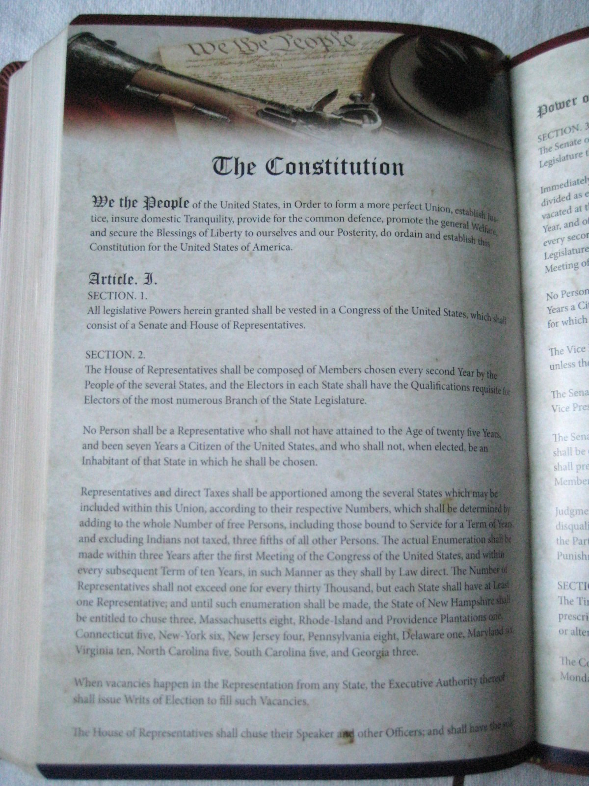 God Bless The USA Bible President Donald Trump Inauguration Day Edition LG Print