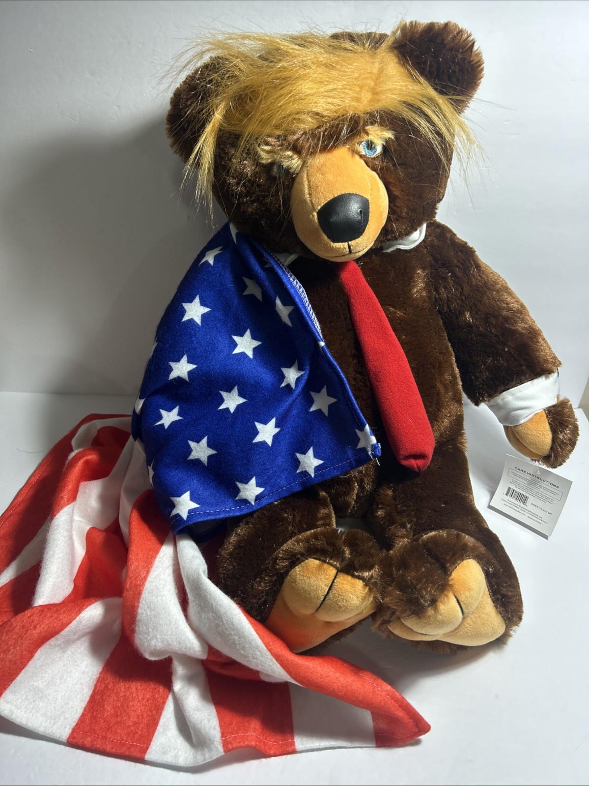 Trumpy Bear Deluxe Original 22” Plush w/ American Flag Donald Trump With Tags