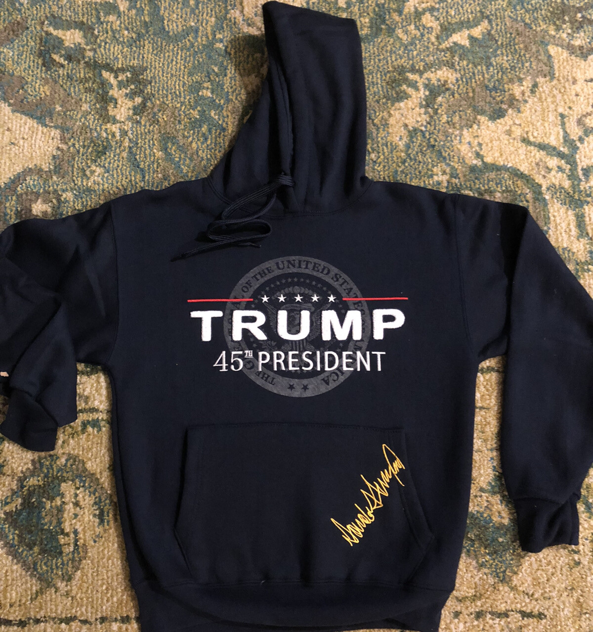 XL _ MAGA 45th President DonaldTrump – Make America Great Again Sweatshirt Navy