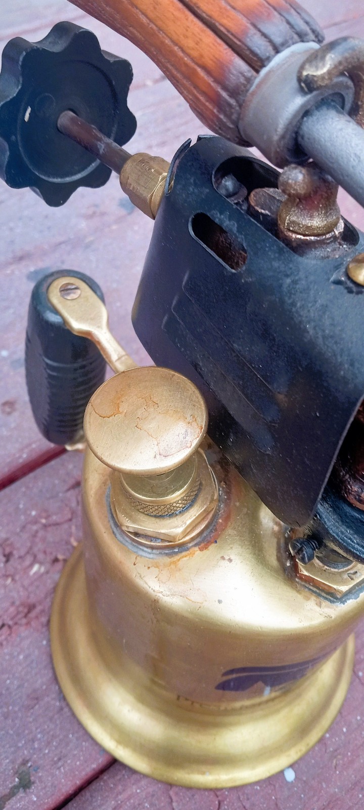 Donald Trump Supporter, Restored Vintage “Champion” Solid Brass Blow Torch