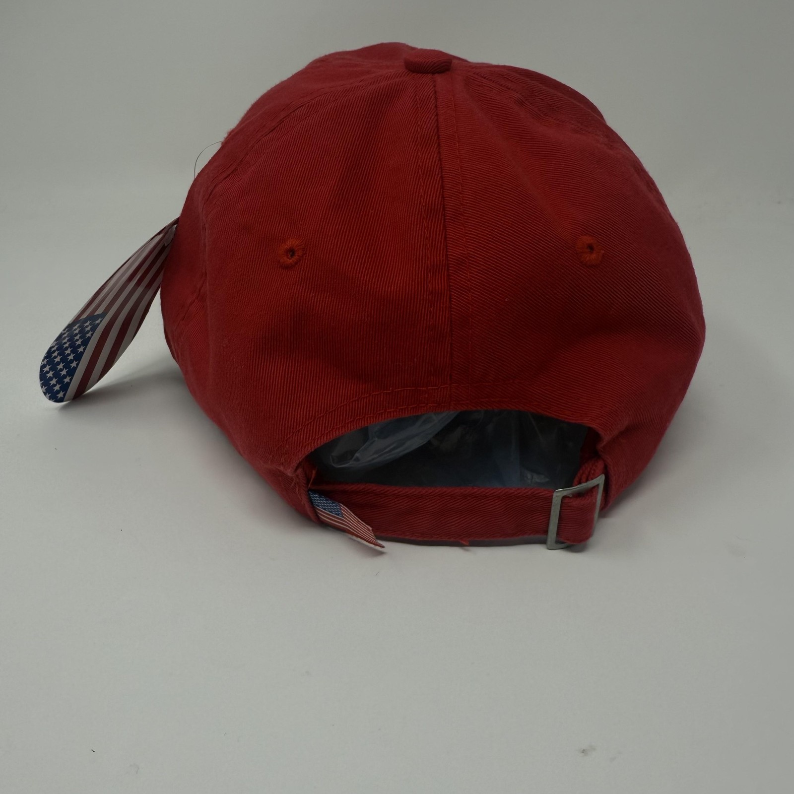 McCain Team Leader Campaign Bayside Red Cotton Hat Cap Adjustable Made In USA