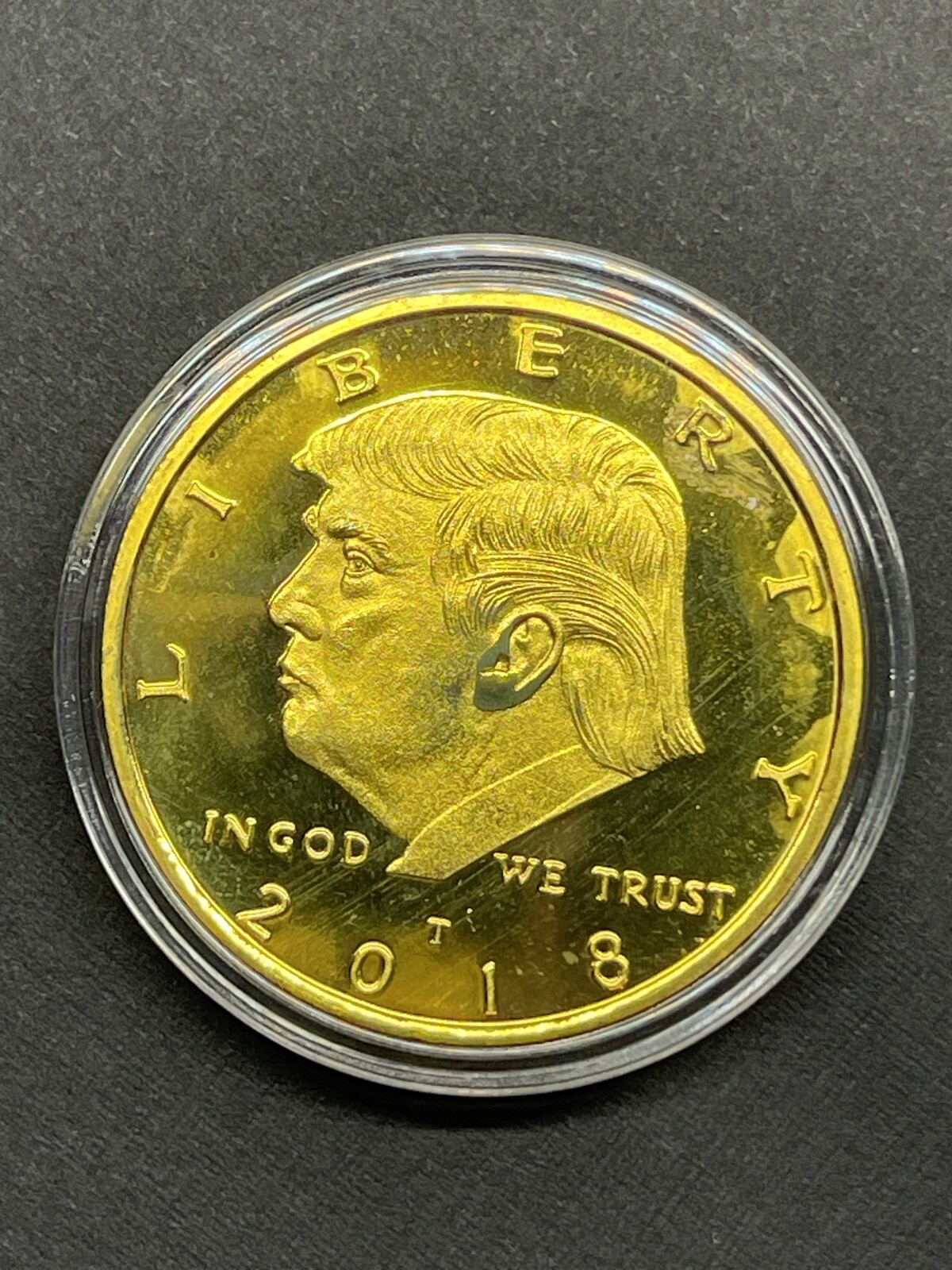Trump 2018 Gold Plated Challenge Coin 45th President of the United States