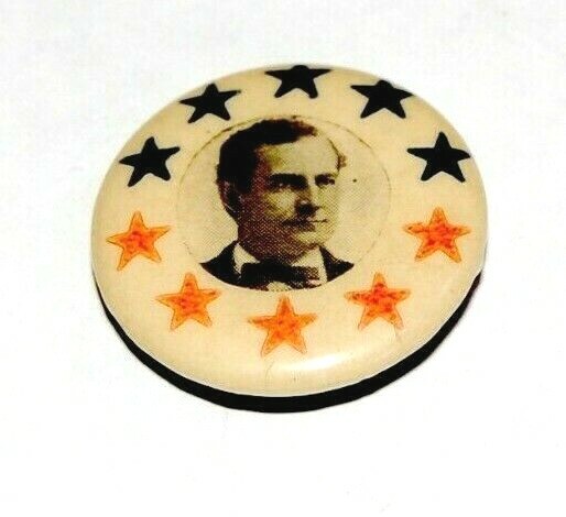 1900 WILLIAM JENNINGS BRYAN campaign pin pinback button political president