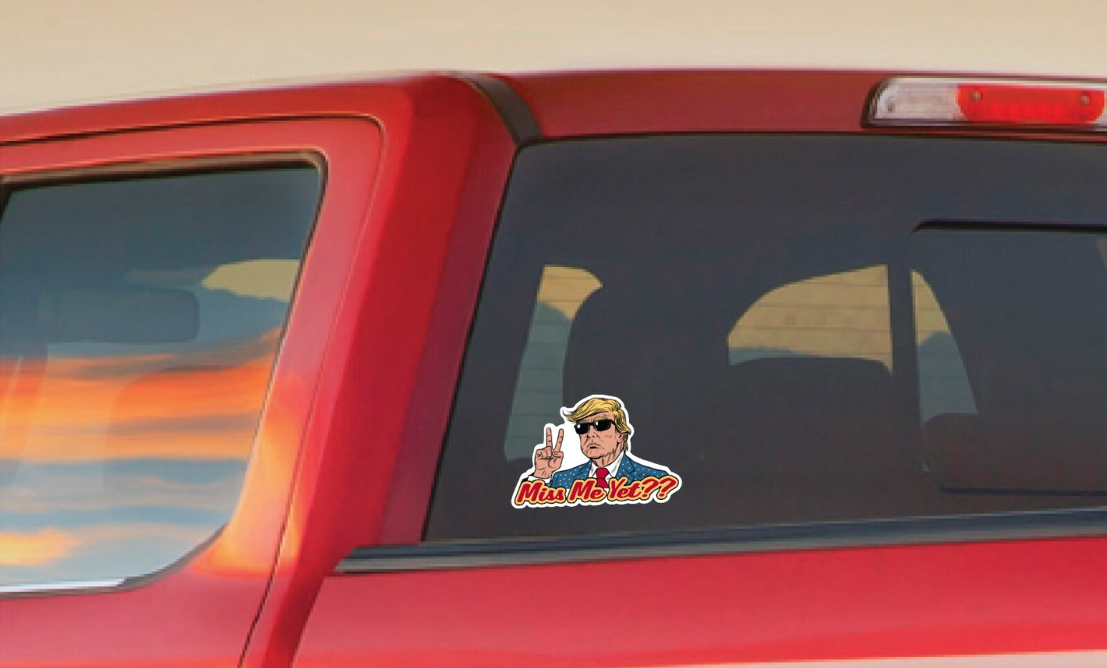 Trump Miss Me Yet 2021 Cool Funny USA Vinyl Sticker Decal