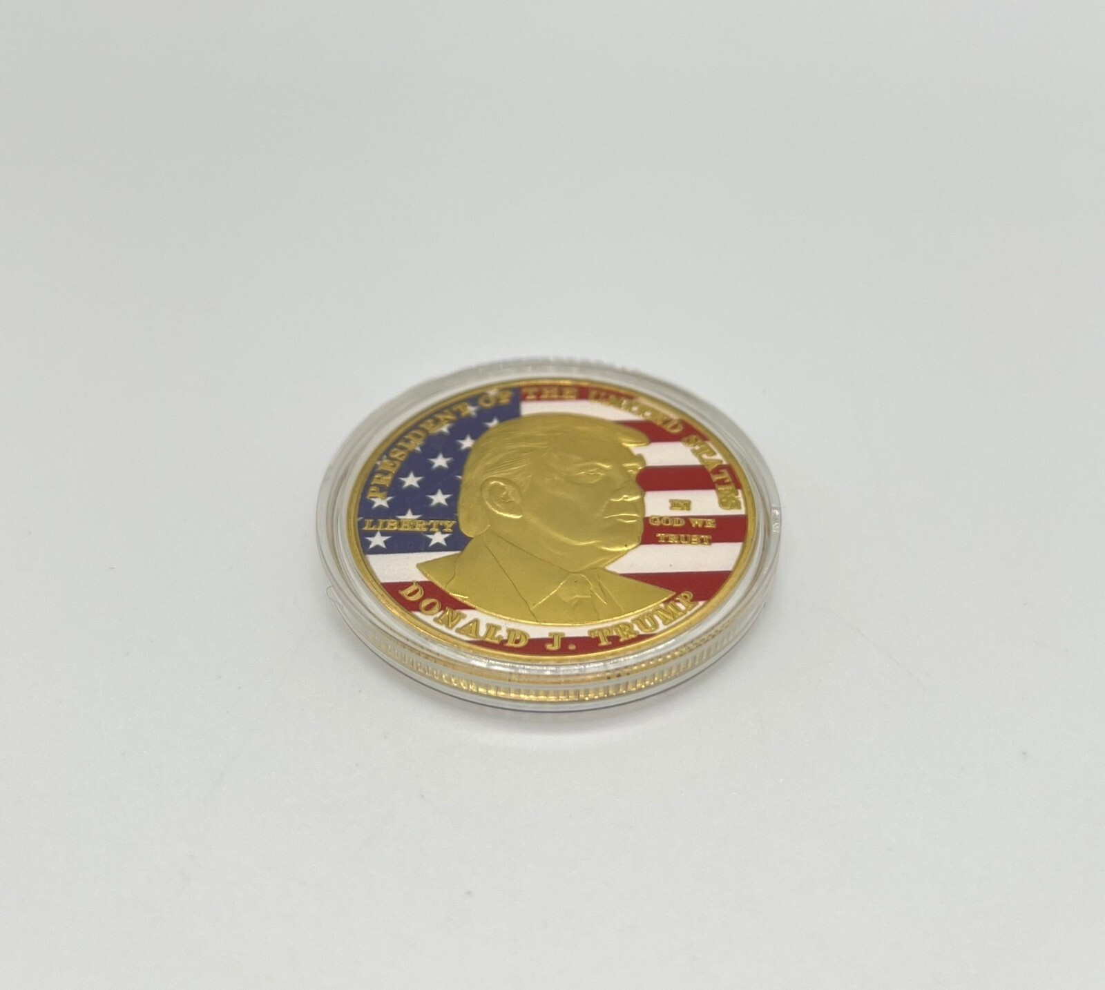 President Donald Trump Coin Gold Silver Plated Keeping America Great Again