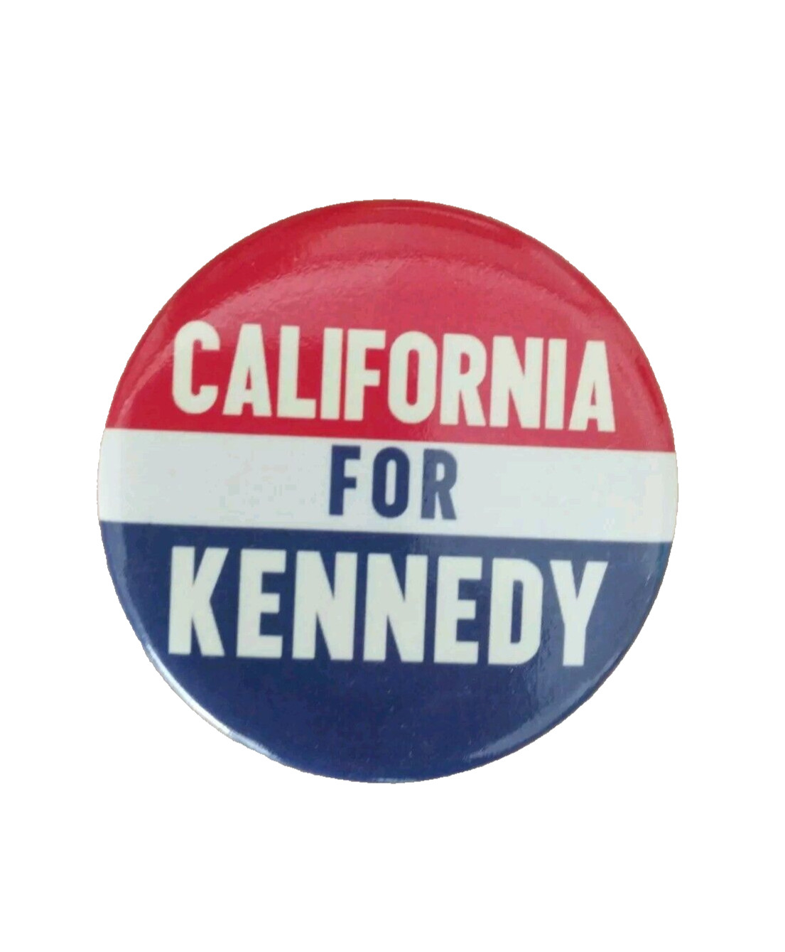California For Kennedy Pin Pinback Button Robert F Kennedy RFK Jr. 2024 Campaign