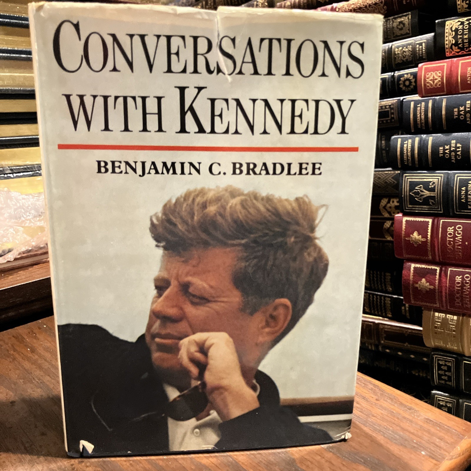 CONVERSATIONS WITH JF KENNEDY: BEN BRADLEE: 1ST EDITION: VINTAGE 1975 HARDCOVER
