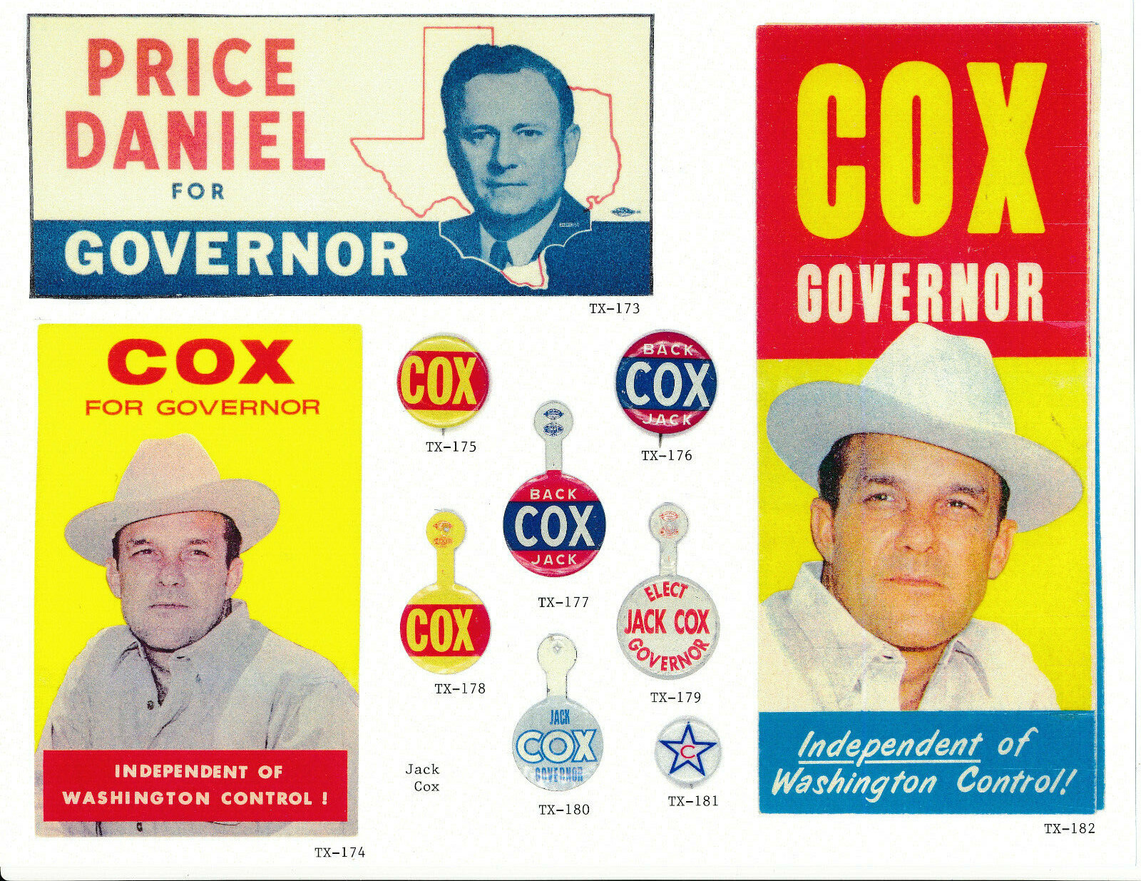 Texas Political Campaign items 282 page full color book + election results 1845