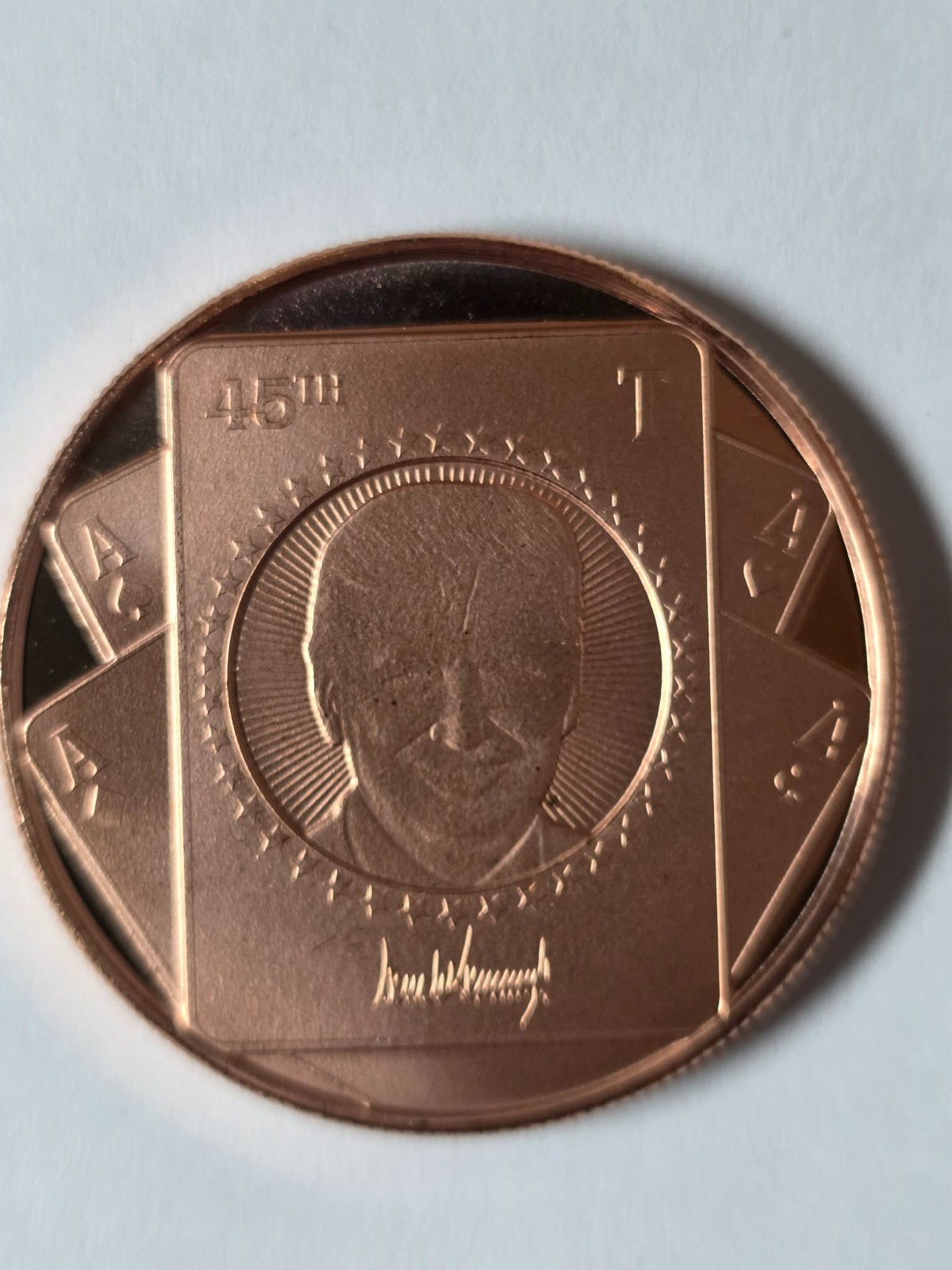 Donald Trump 1oz Copper Round .999 pure Copper Coin – Limited Edition Trump Coin