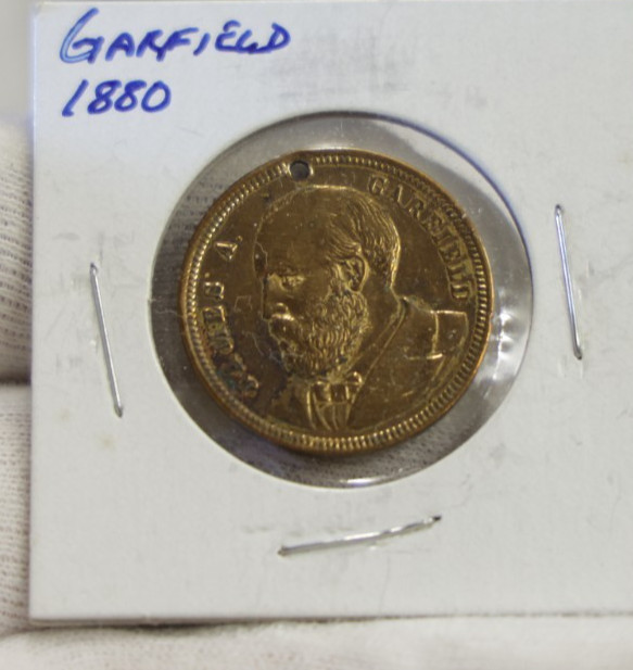 James A. Garfield 1880 Presidential Campaign Token