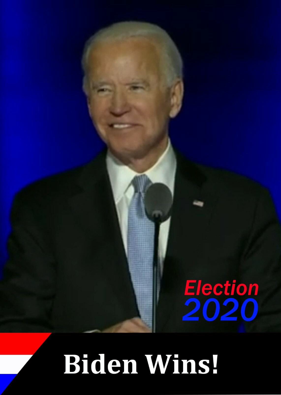 President Joe Biden 2020 Political Trading Card Biden Wins!