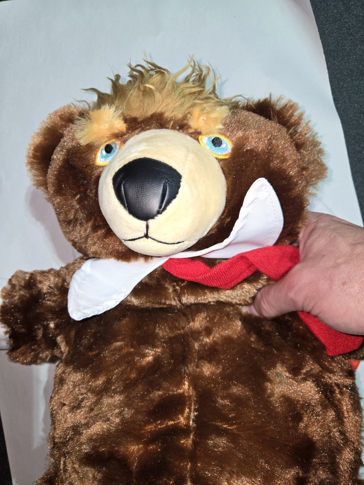 Trumpy Bear Deluxe Original 22” Plush Zipper American Flag Cape Trump Official