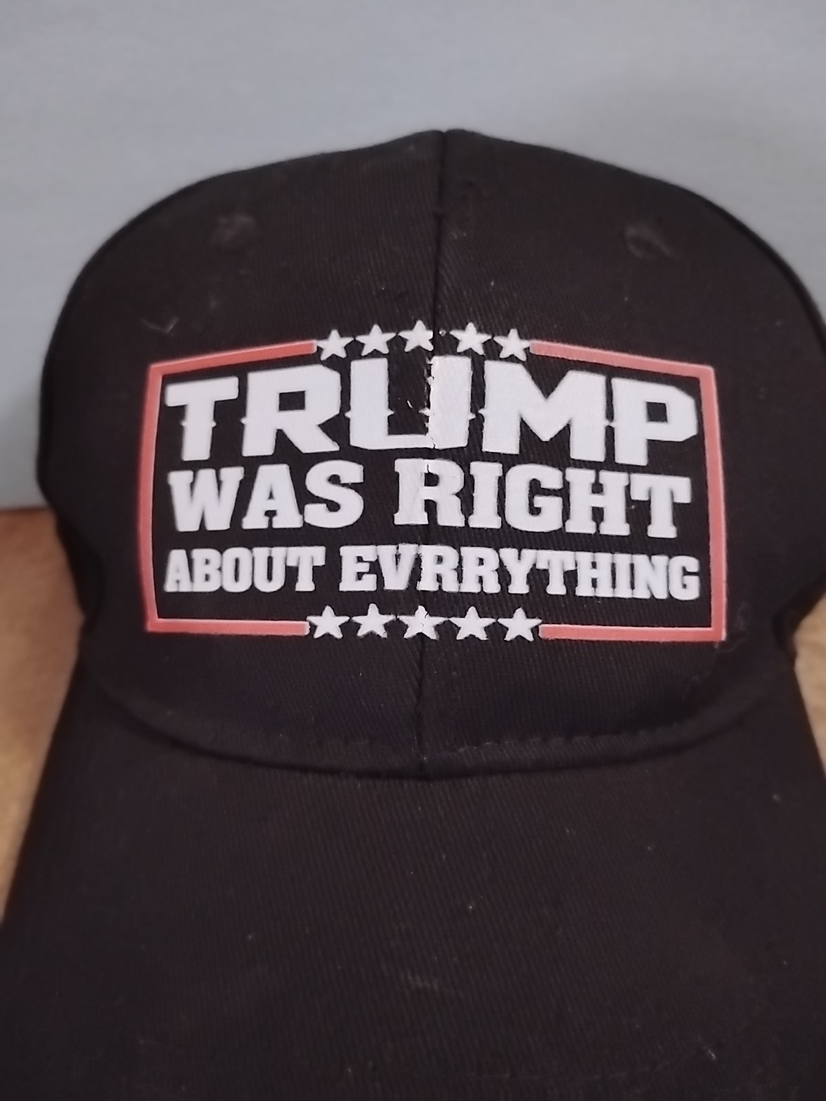 Misspelled Word Cap Trump Hat Rare Political Collectible With A Story Adjustable