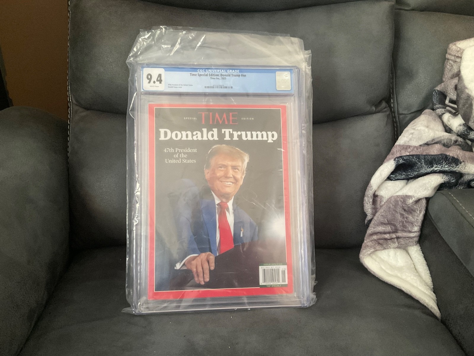 2024 Time Special Edition Donald Trump 47th President of the USA CGC Graded 9.4