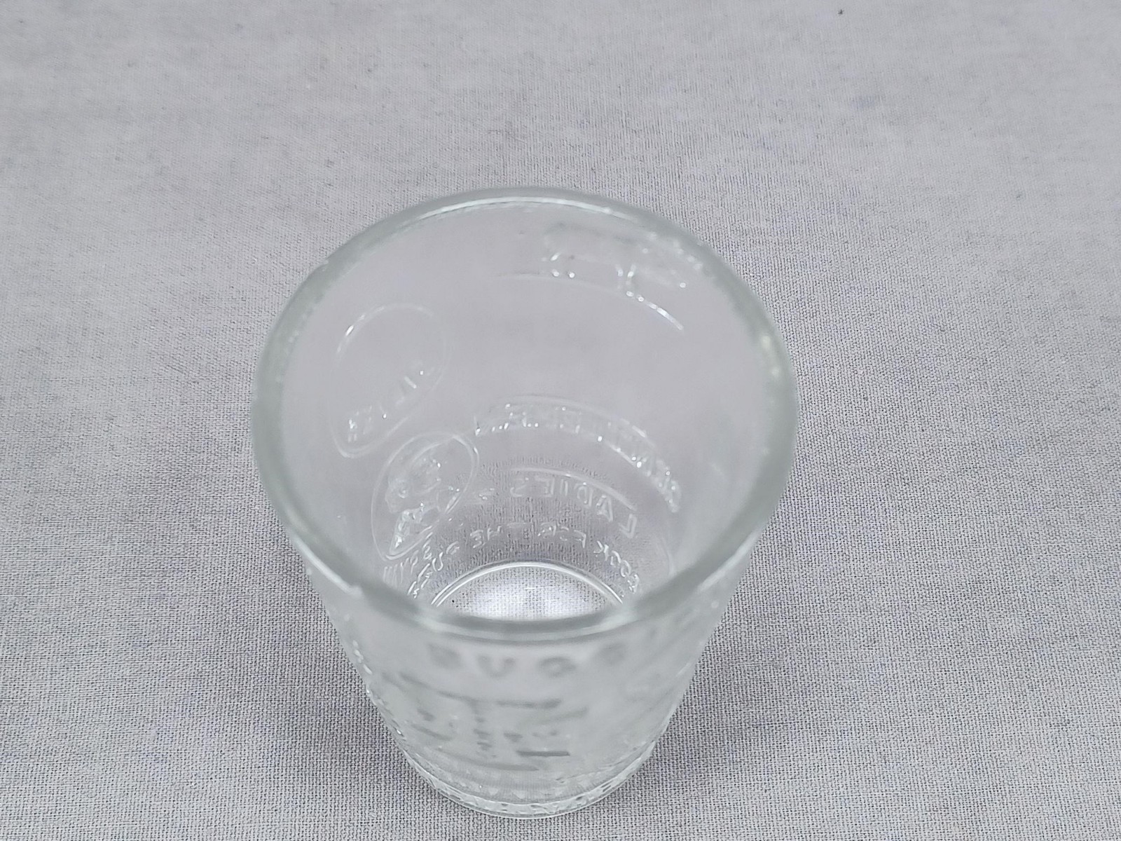 President Mckinley & Bryan Buggies Campaign Dose Glass Circa 1896