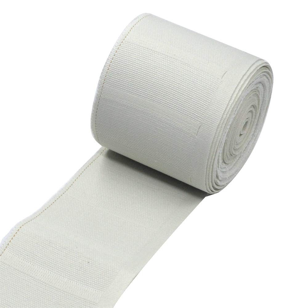 Pleat Tape Cotton 3 inch Curtain Heading Deep Pinch Pleat White Tape for Curt