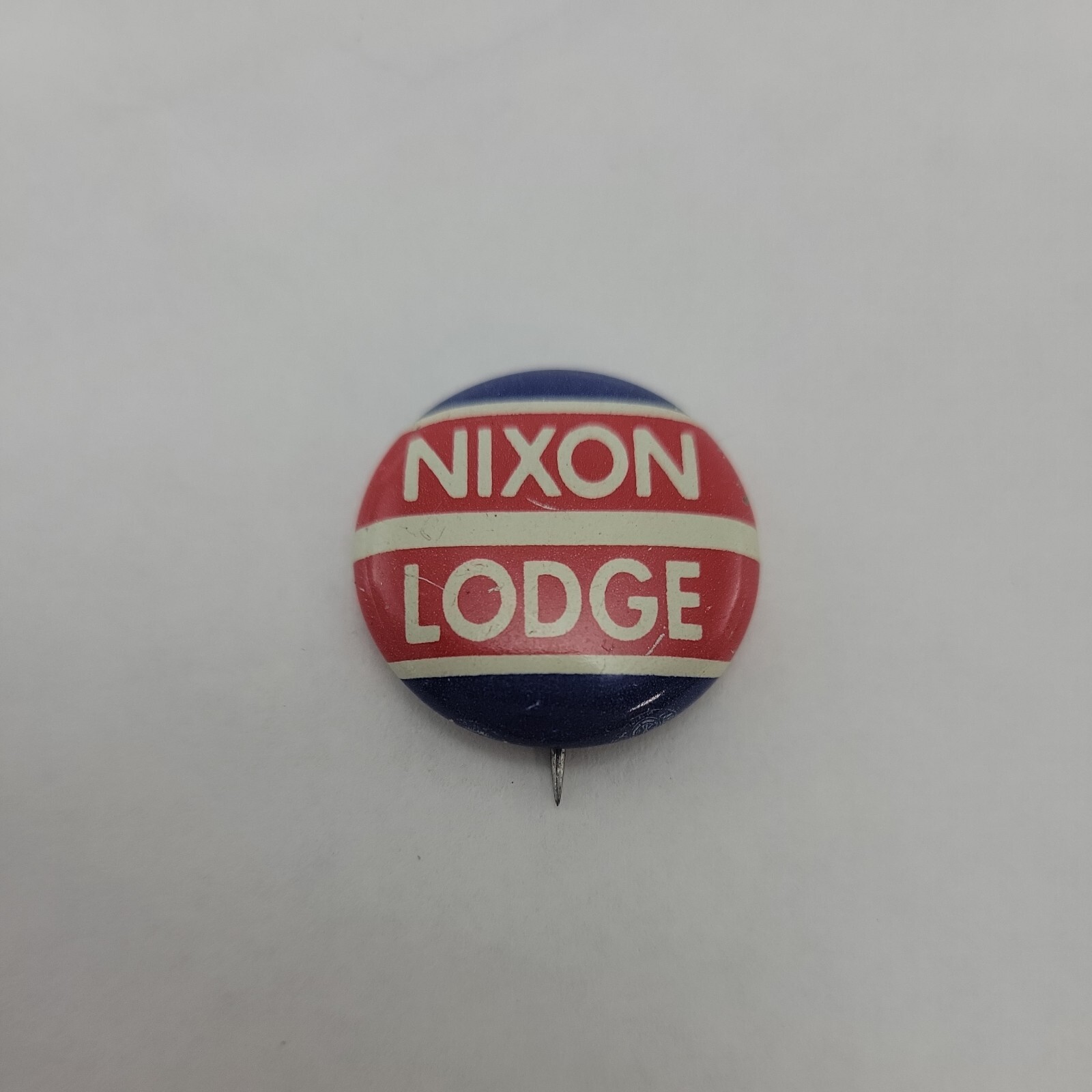 1960 “Lodge Nixon” Richard Nixon Lodge Collectible Presidential Campaign Pin 1″