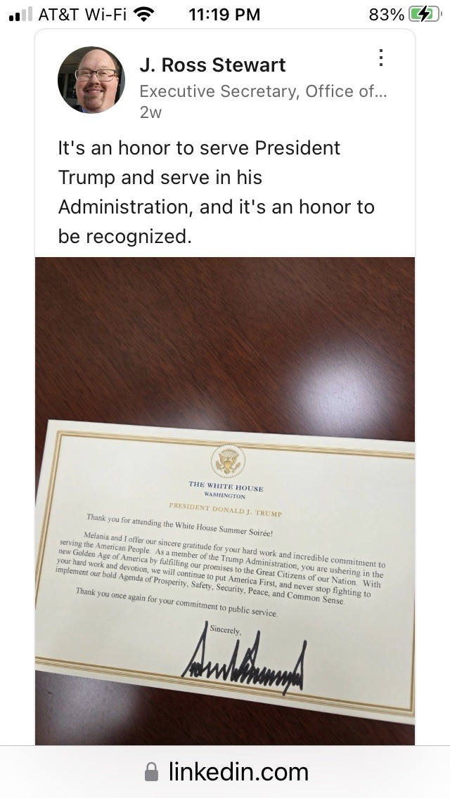 Donald Trump White House Summer Soirée Appreciation Coin/Medallion 2025