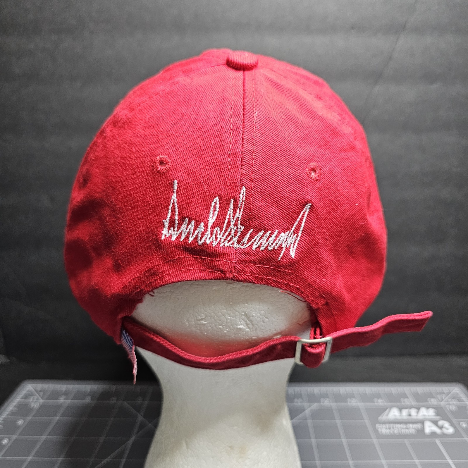 USA President Donald Trump Presidential Seal Red Adjustable Hat Cap