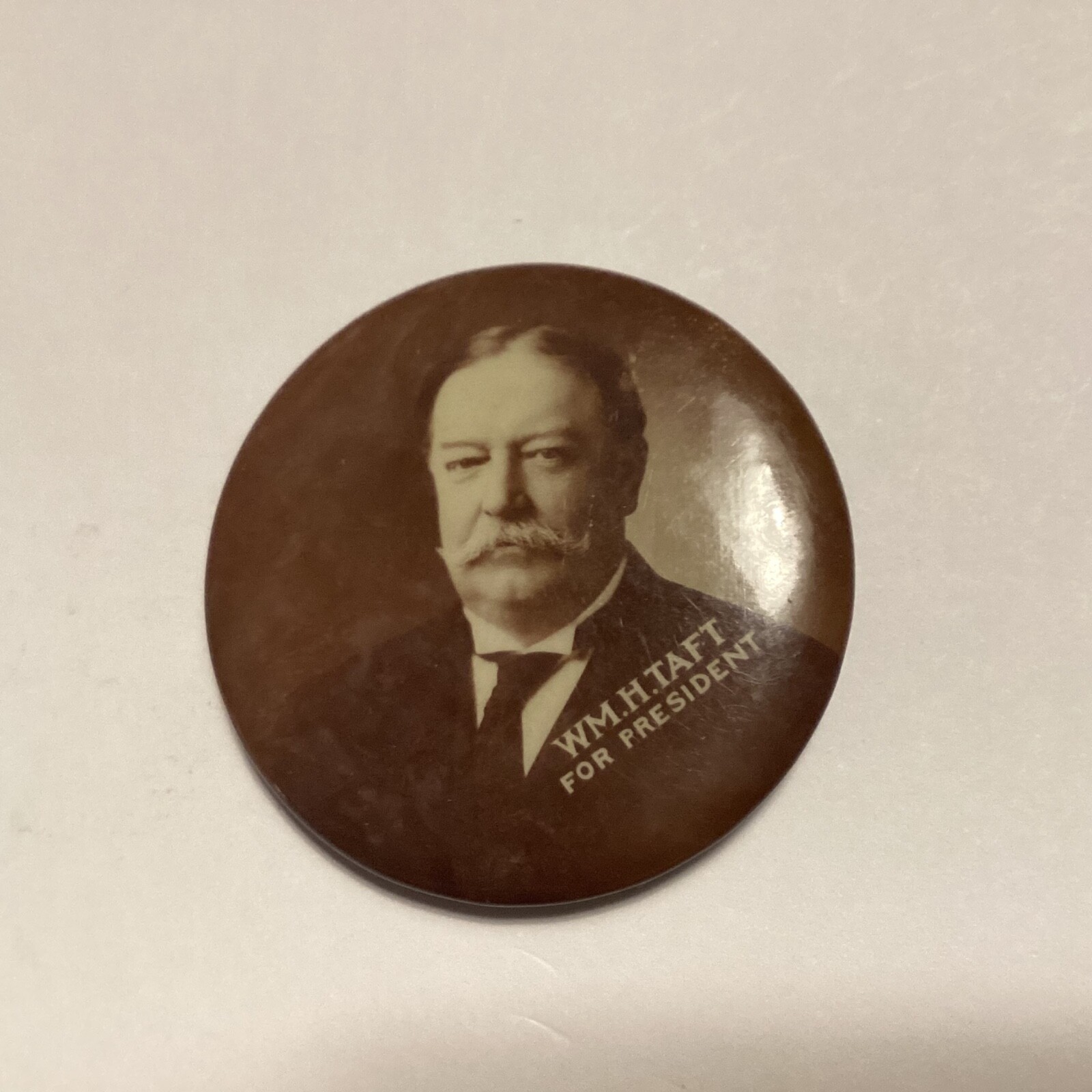 William H. Taft 1908 campaign 1.75″ Large button political President