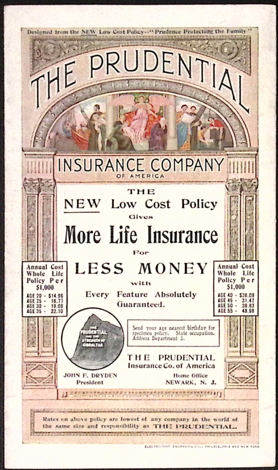 1908 The Prudential Insurance Co Campaign Book Presidential Campaign Info