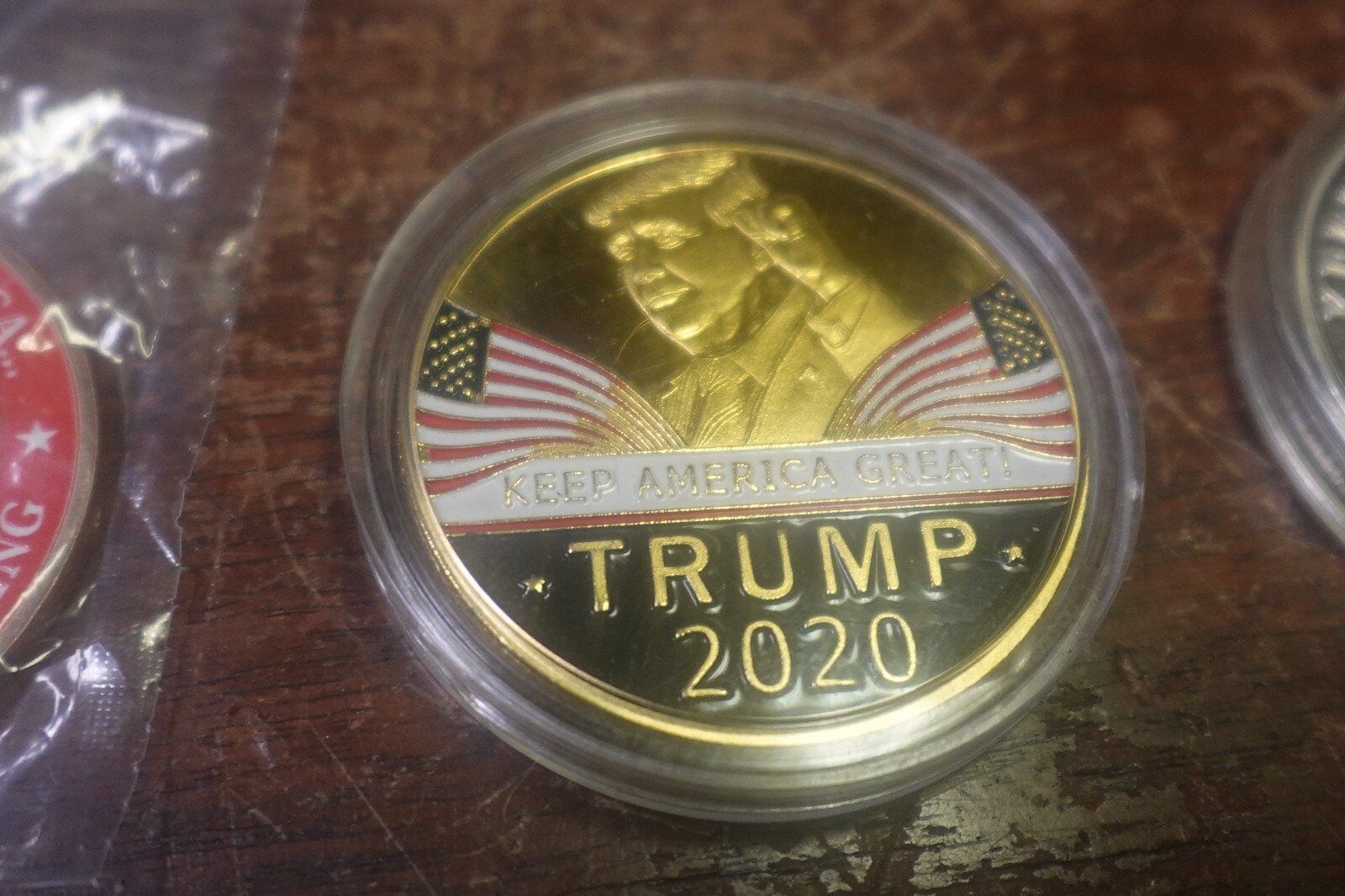 3-DONALD TRUMP 2-2020 SILVER GOLD PLATED 1 BRONZE 45 PRESIDEN KEEP AMERICA GREAT