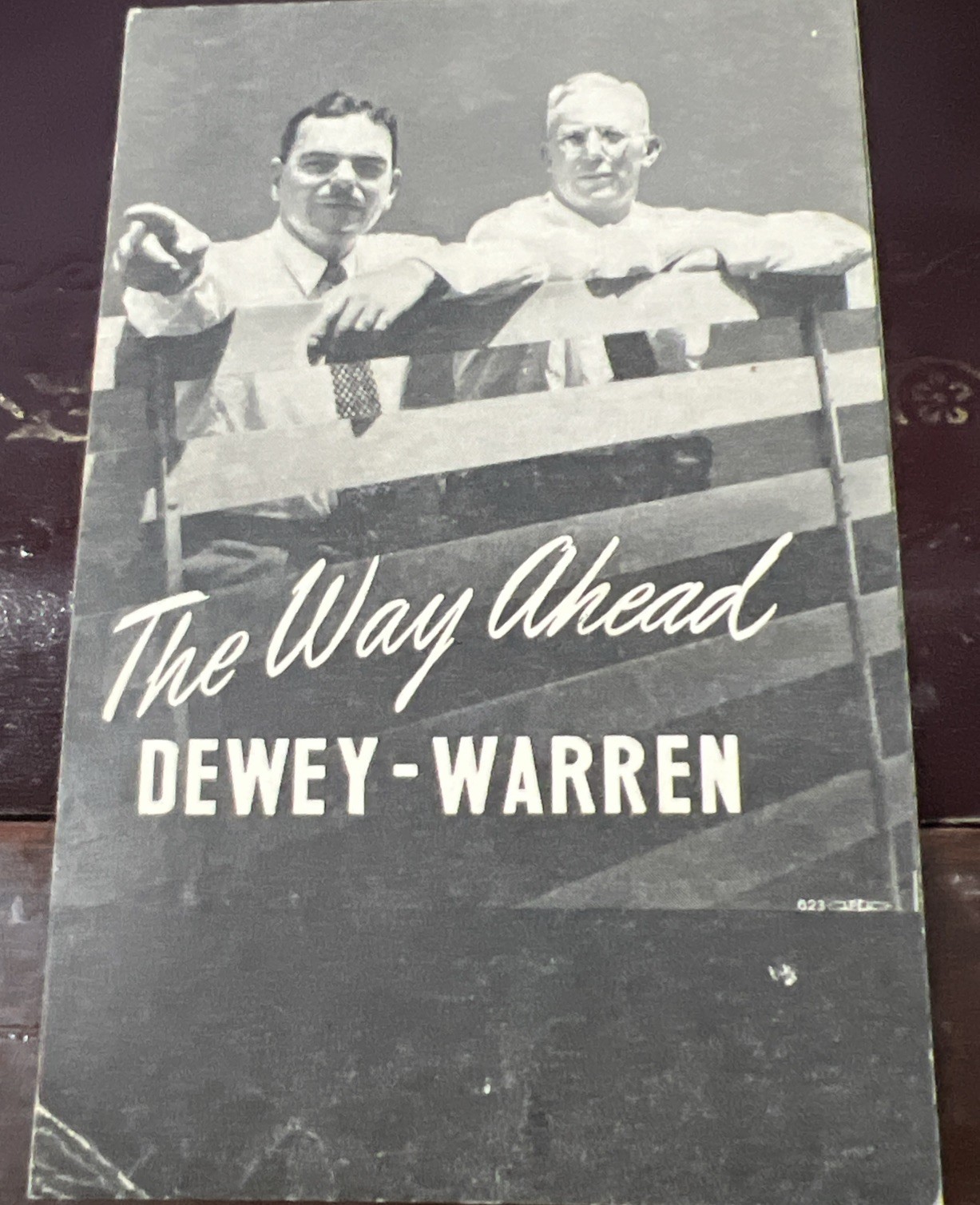 Presidential Political Postcard Thomas Dewey Warren Republican 1948 Unused