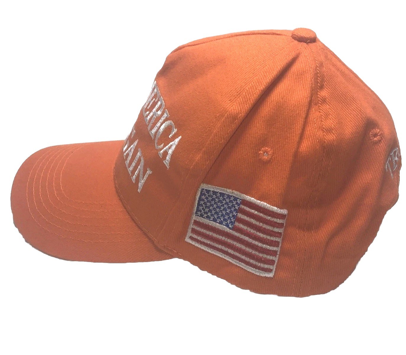Make America Great Again Trump Hat 45-47 president Orange Snapback Trucker Hat