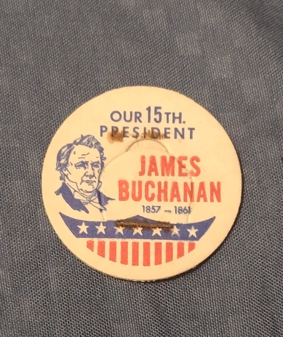 Presidential Mike Caps James Buchanan 15th President